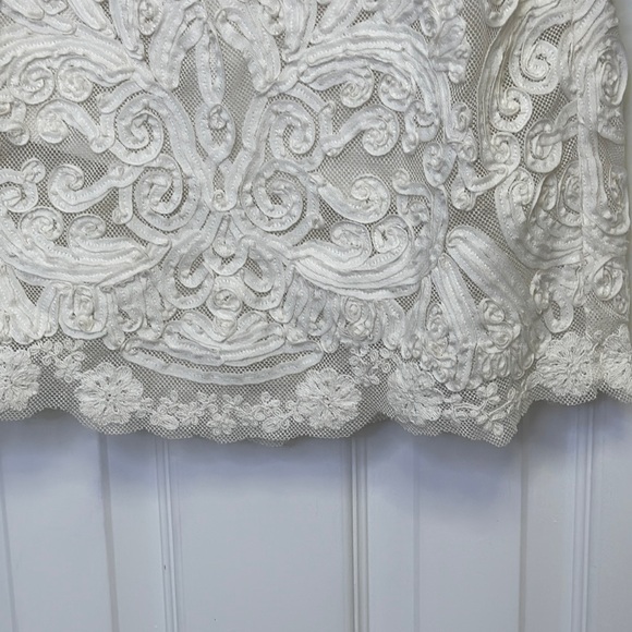 BHLDN Cream Sleeveless Sheath Mini Dress - Picture 6 of 11